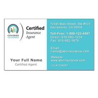 Covered CA Standard Business Cards - Pack of 1000